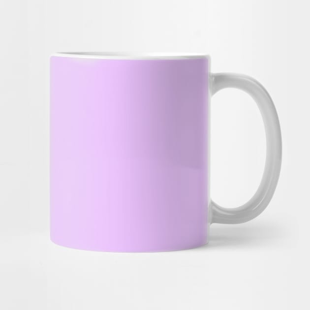 I Need Coffee Pastel Purple , Minimalistic And Simple by Barolinaa